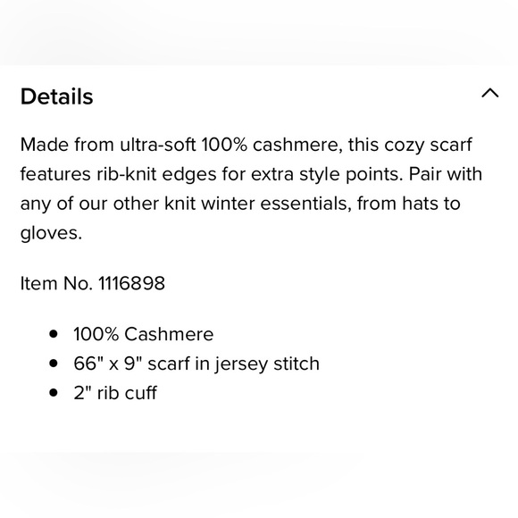 UGG East Wood Cashmere Scarf - Picture 2 of 4